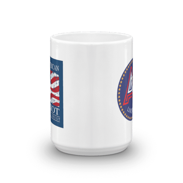 15 Oz. Ceramic Mug with American Party® Logo and Real American Patriot