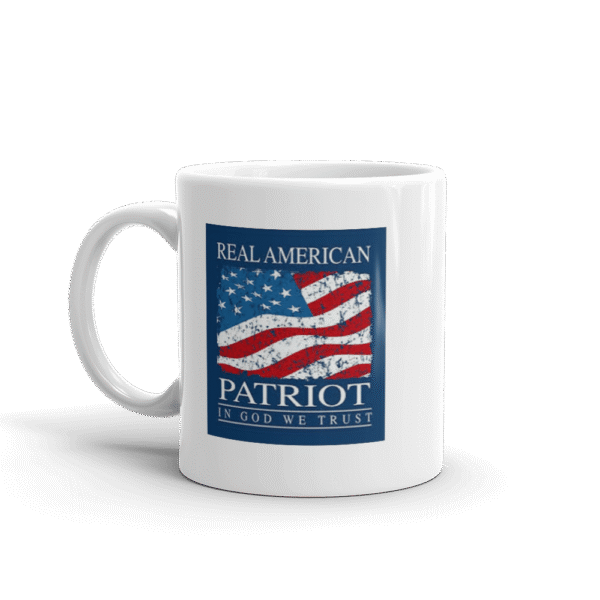 11 Oz. Ceramic Mug with American Party® Logo and Real American Patriot