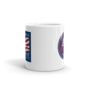 11 Oz. Ceramic Mug with American Party® Logo and Real American Patriot