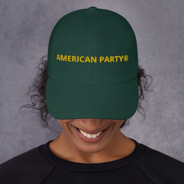 Unisex One Size American Party® Ball Cap - Spruce Green