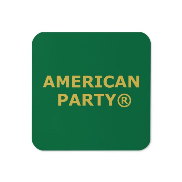 cork-back-coaster-front-671acecf8e632.jpg Cork-back Coaster with American Party® Servicemark